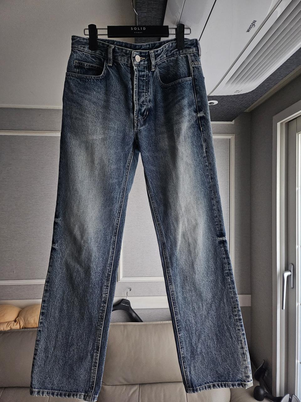 [거의 새것] 솔리드옴므 청 데님 팬츠 바지 46