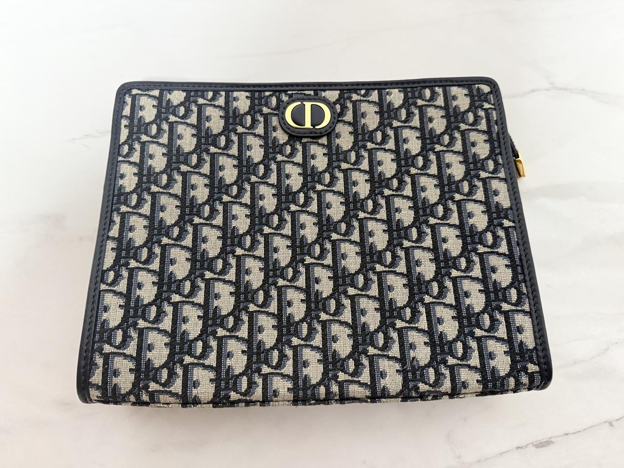 [s+급/정품] 디올 30 몽테인 데아 디올 오블리크 자카드 파우치