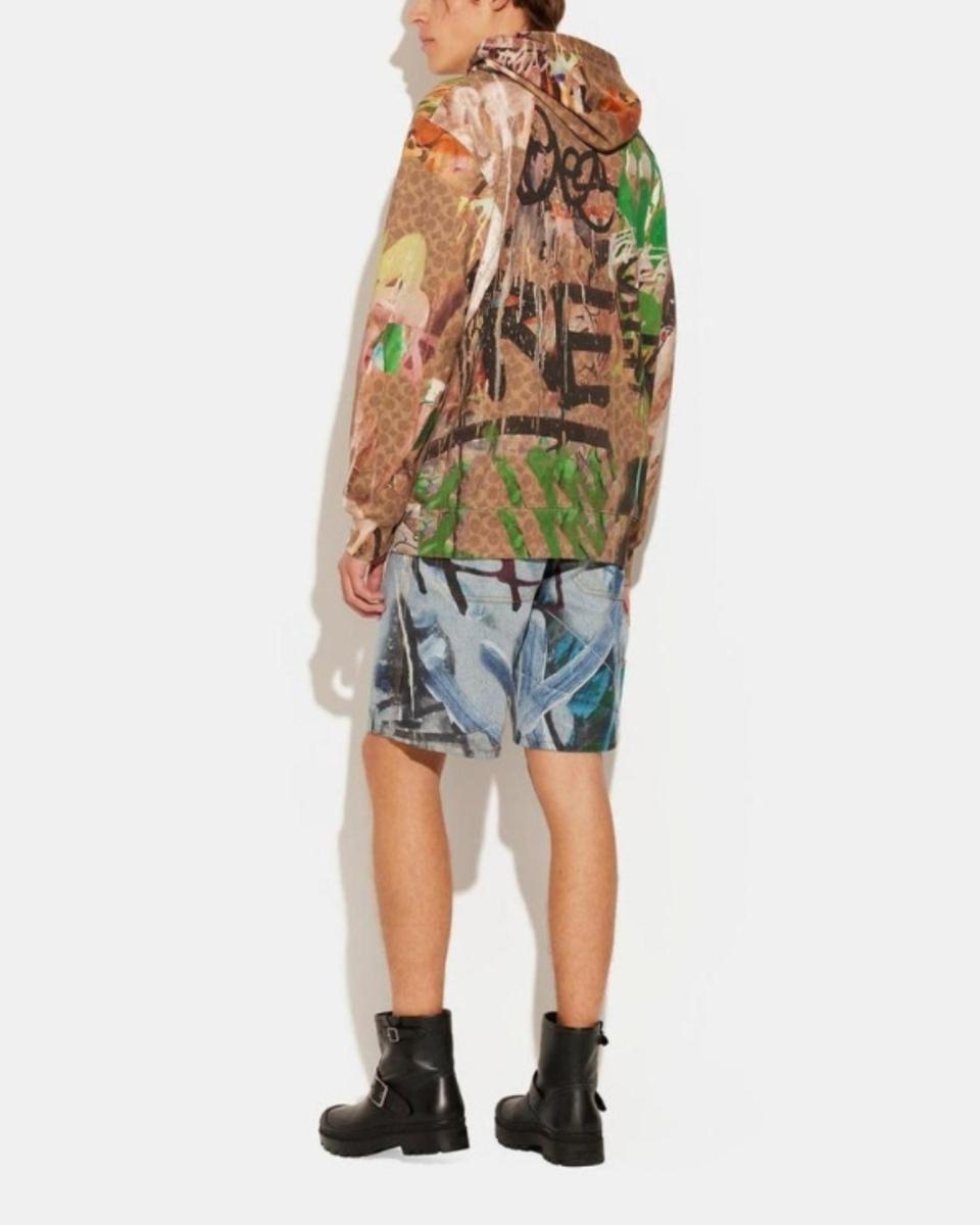 XS 공용 코치x민트x서프 후드티