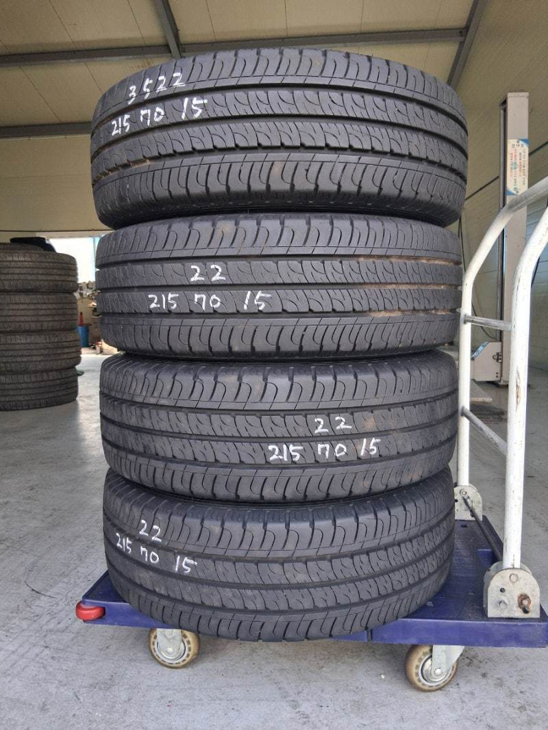포터봉고사륜.굿이어 2157015 중고타이어90%급 (한대분)