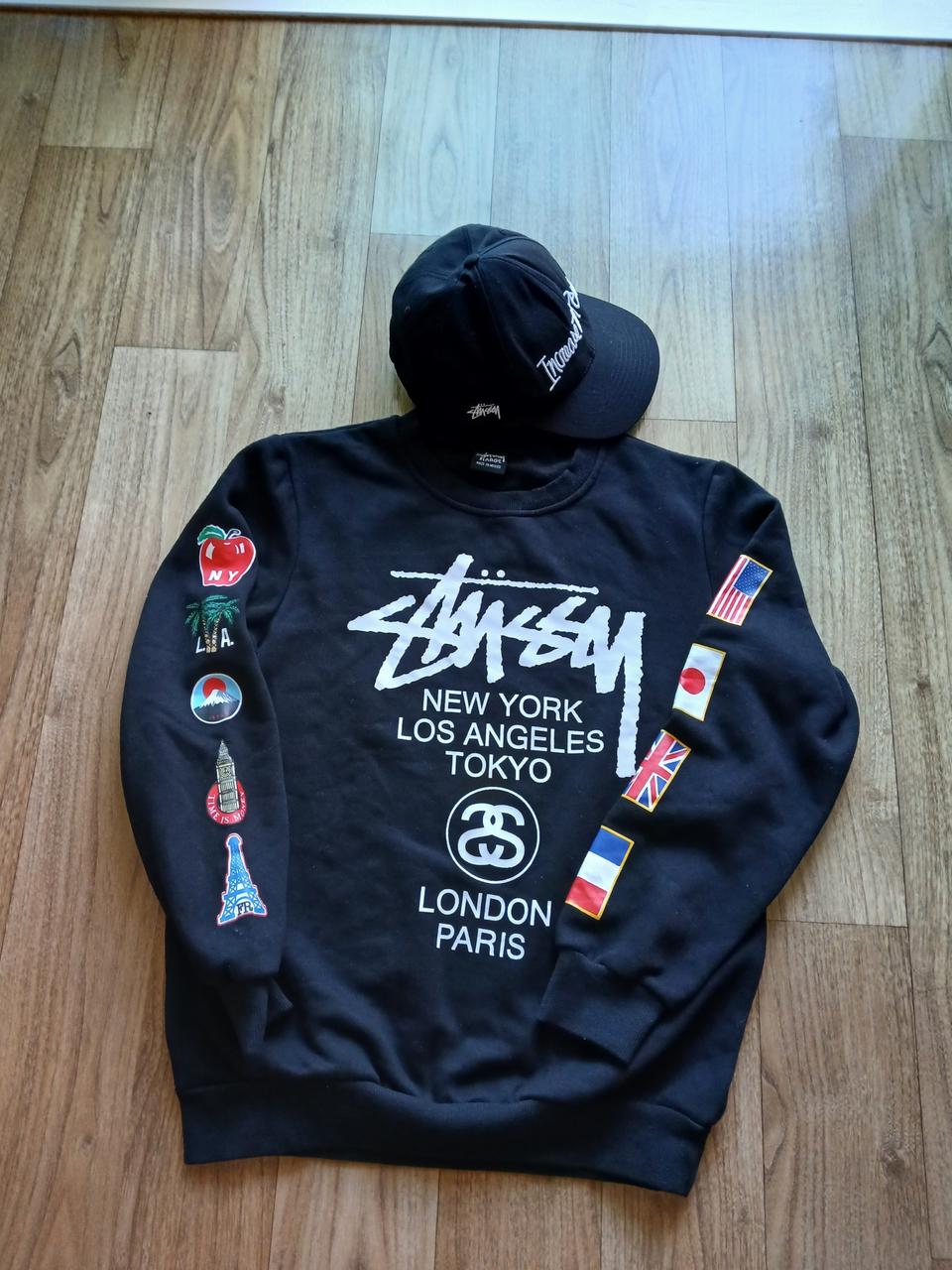 스투시 후드티 볼켑 셋트