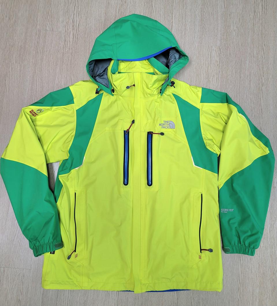 노스페이스 고어텍스 프로쉘 서밋시리즈 쟈켓 L(100)사이즈 형광그린