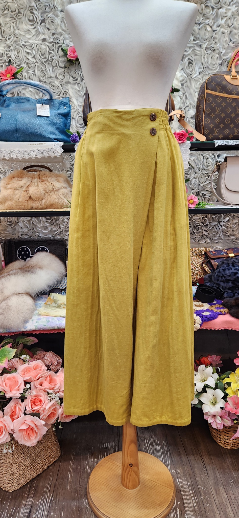 LIVE IN COMFORT 면 100% 이쁜 치마바지 (77 88)