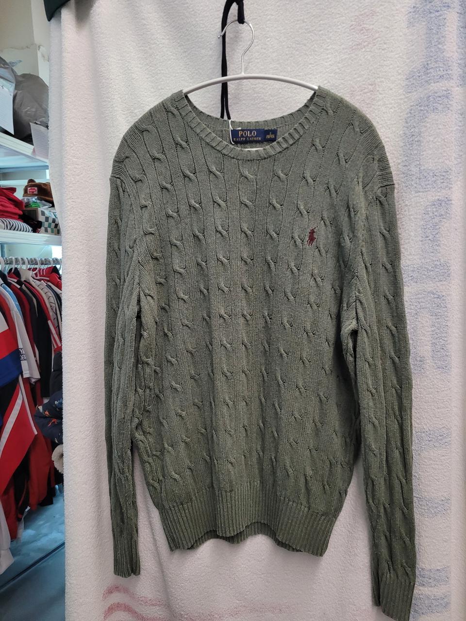 폴로 신형 라운드 케이블탑 니트 남성 S