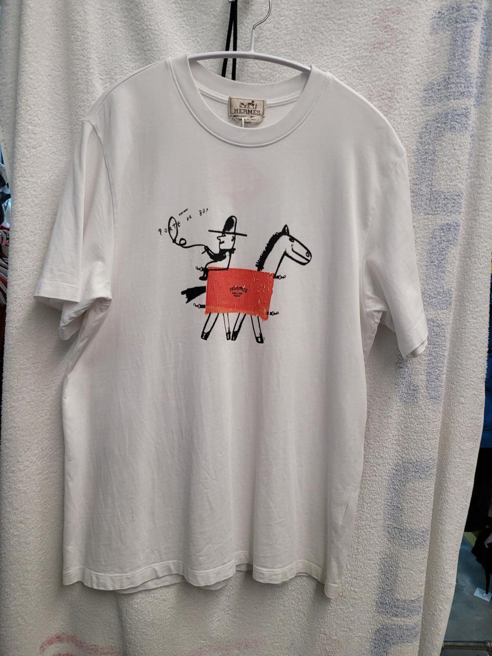 에르메스 라운드 반팔티 남성 M