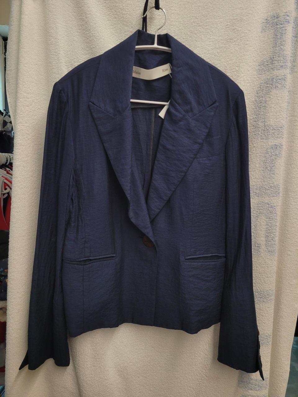 마땡킴 린넨 느낌 자켓 여성 S