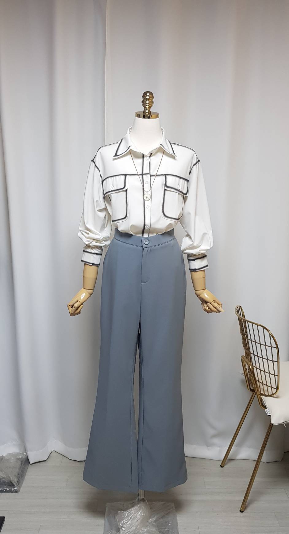 국산 고퀄 밴딩 부츠컷 슬랙스XL(34정도까지/스판짱짱)