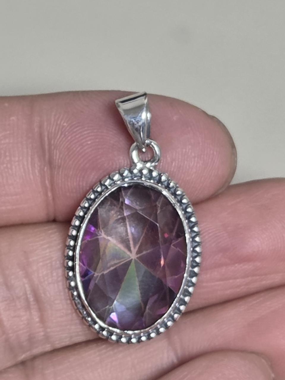 미스틱 은 펜던트