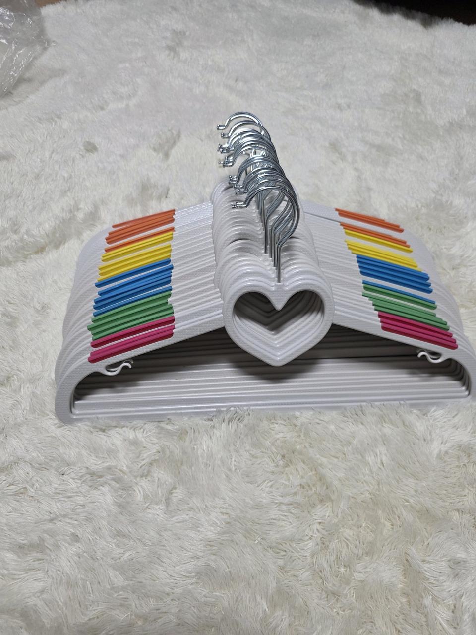 논슬립 하트옷걸이 49개 일괄판매(새상품)