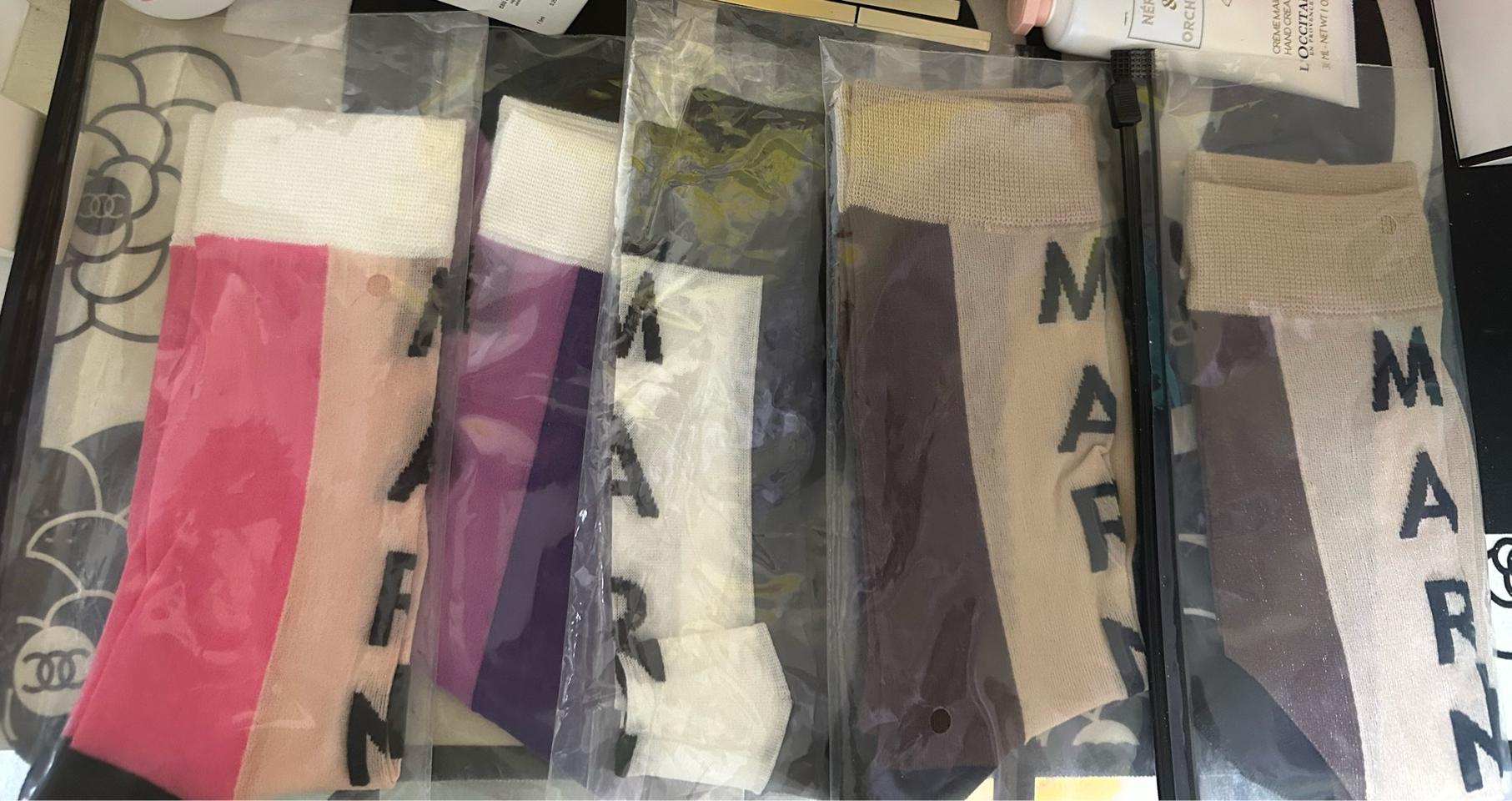 마르니 MARNI 로고 양말 새상품