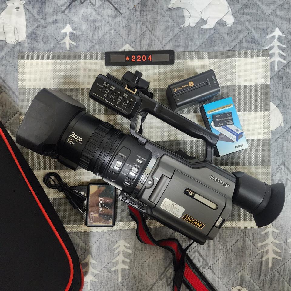 소니 DVCAM 6미리 DSR-PD 170 캠코더 가방세트