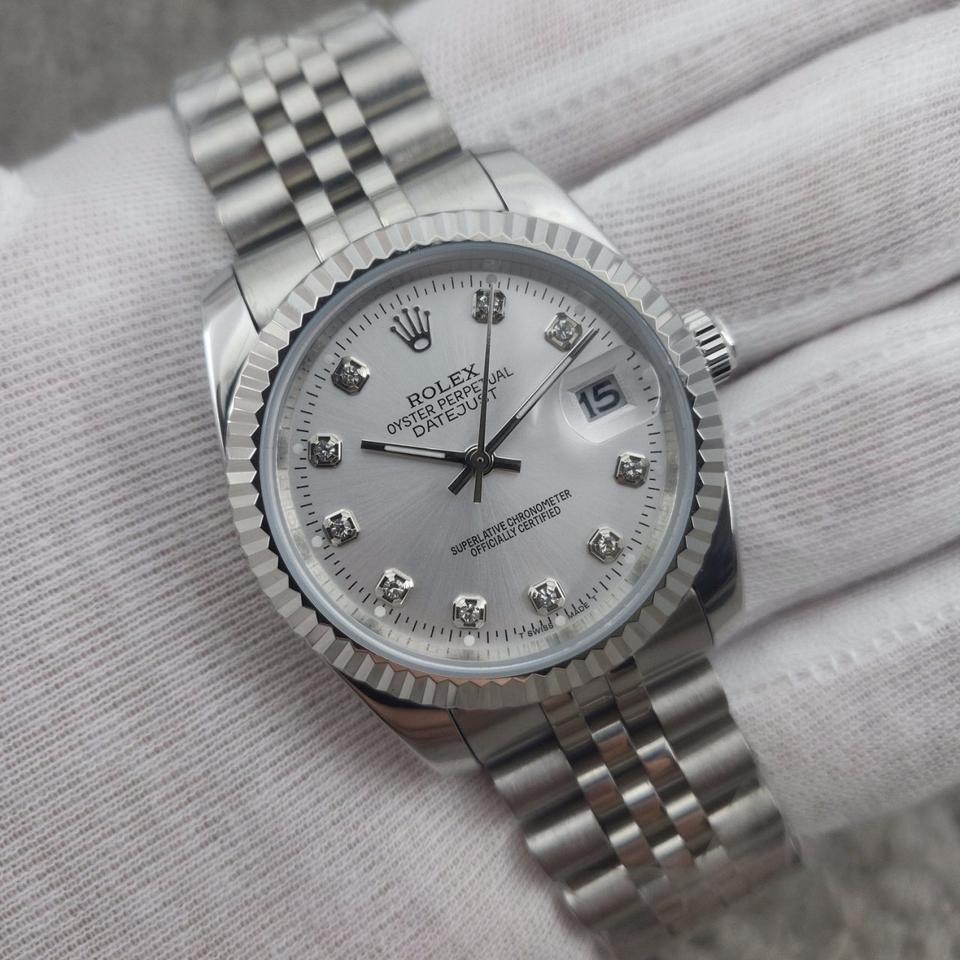 로렉스 데이저스트 은판 실버 남성중자