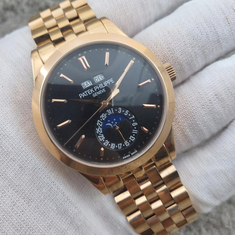 파텍필립 컴플리케이션스 검판 금장 메탈