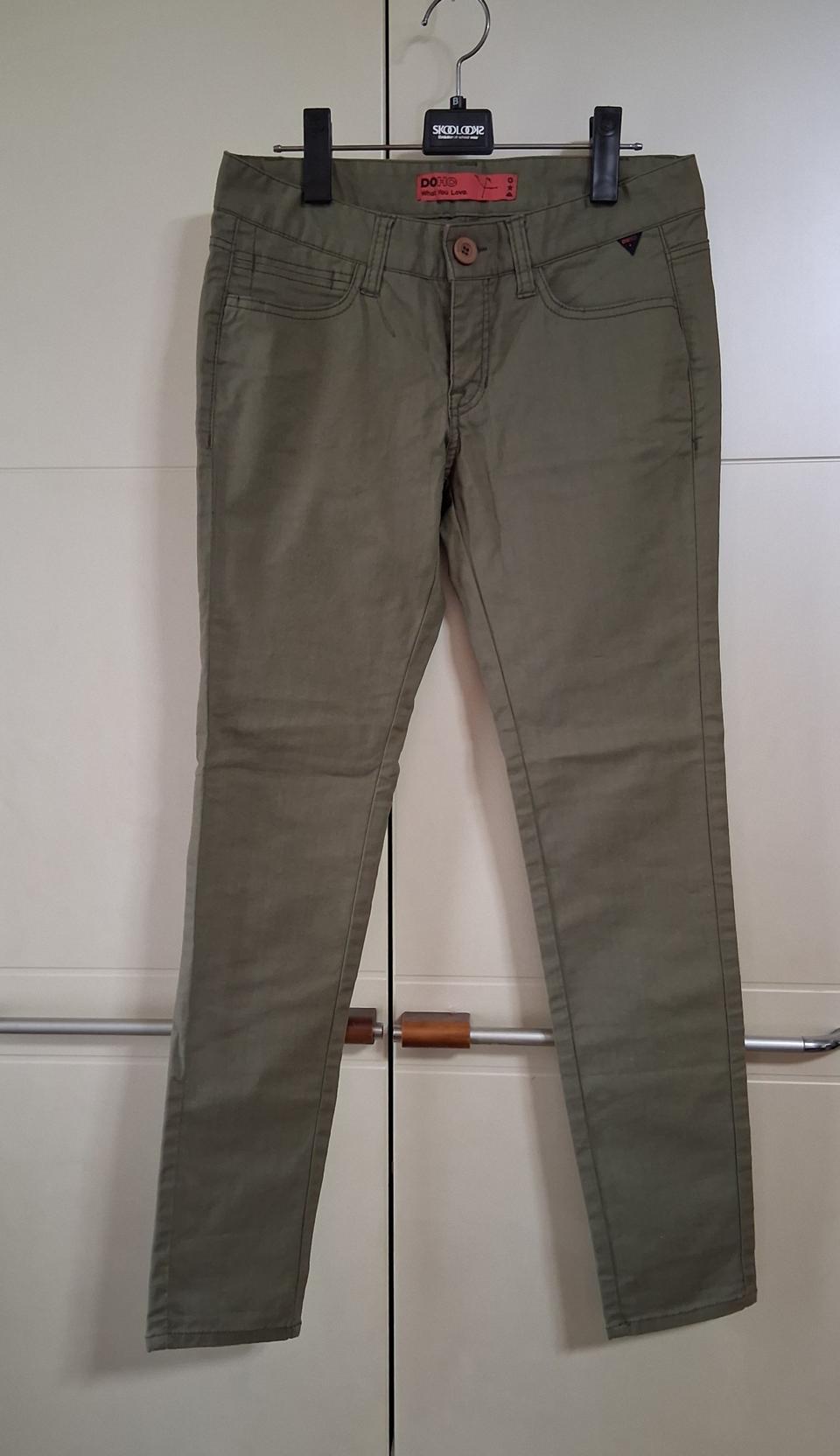 DOHC 도크 여성 카키색 데님 바지