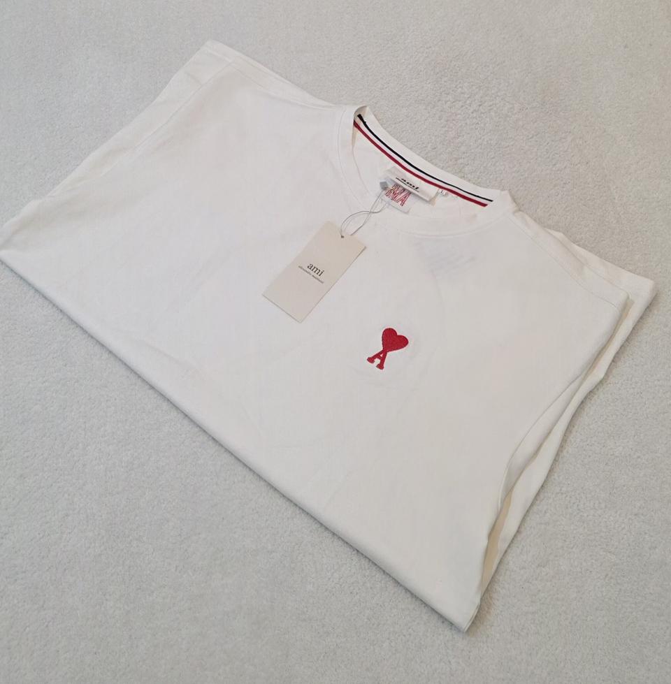 (새상품) AMI 아미 반팔티 기본티