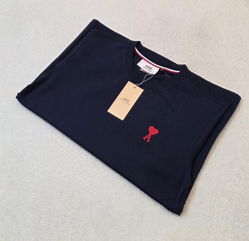 (새상품) AMI 아미 반팔티 기본티