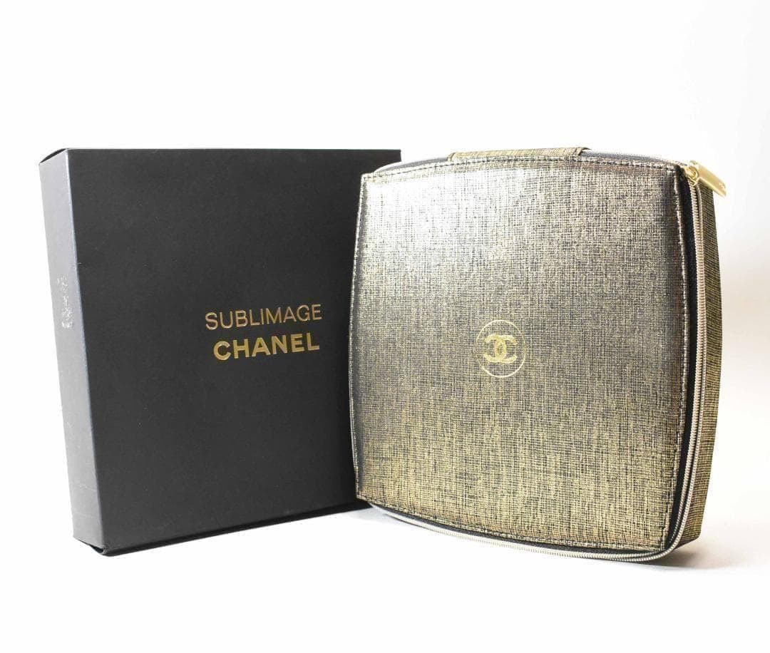샤넬뷰티 수블리마지 골드 파우치 풀박스 기프트