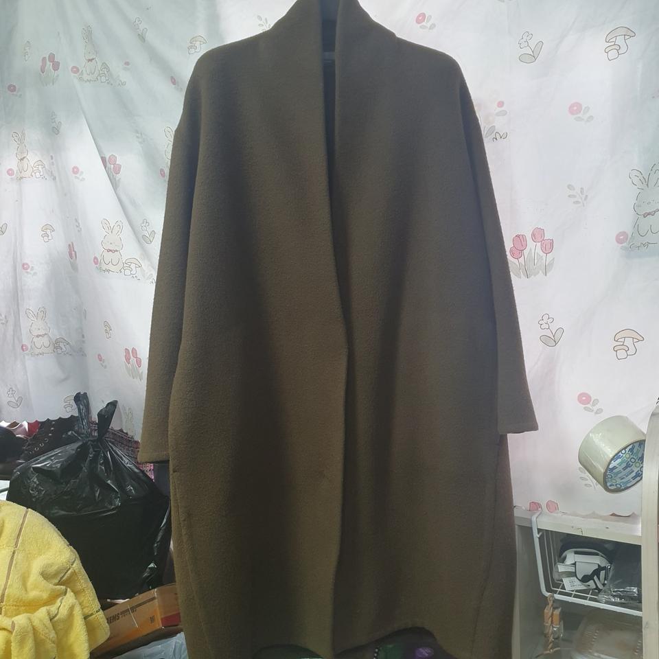 빈스  ( 카멜20%)  오버핏/ 숄카라/  핸드메이드  코트