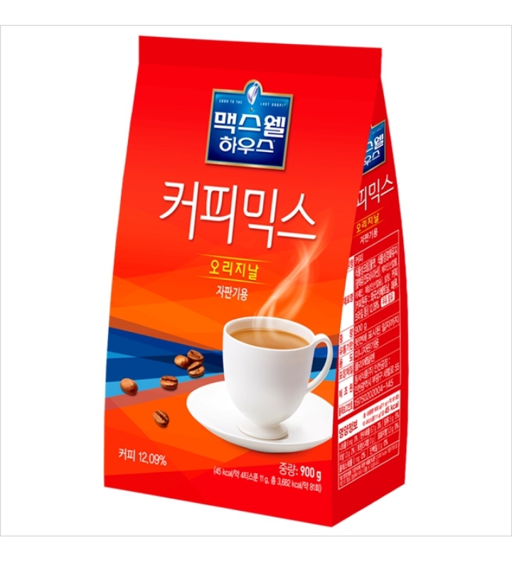 무배 맥스웰하우스 오리지널 커피믹스 900g.자판기용