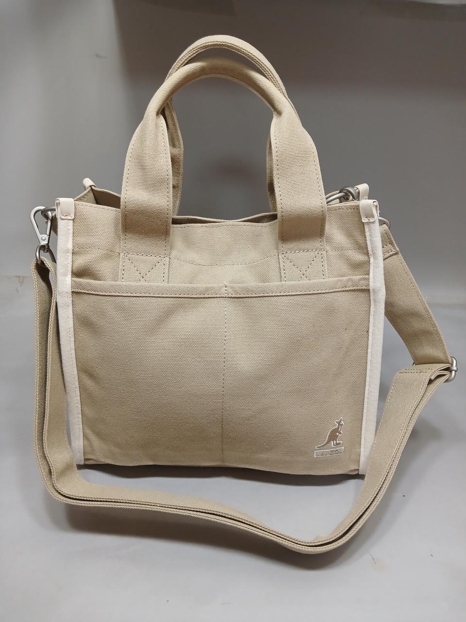 캉골 셀리 캔버스 토트 숄더 크로스백