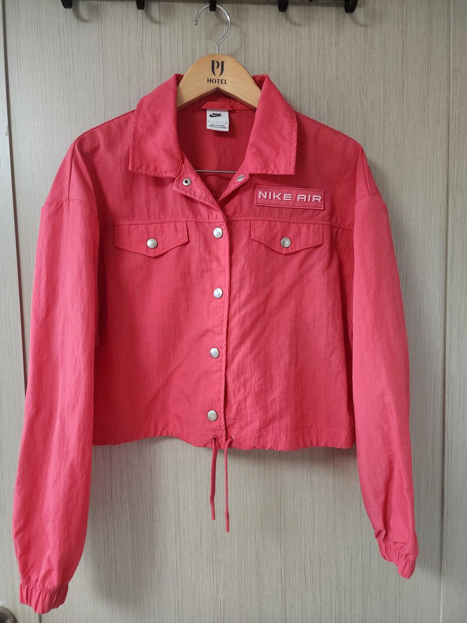 나이키 에어 크롭 바람막이 셔츠자켓