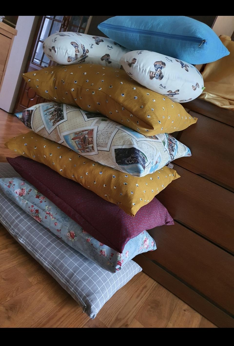 베게종류8개농막이나공장숙소같은곳에서편하게막쓰실분께저렴히8천원