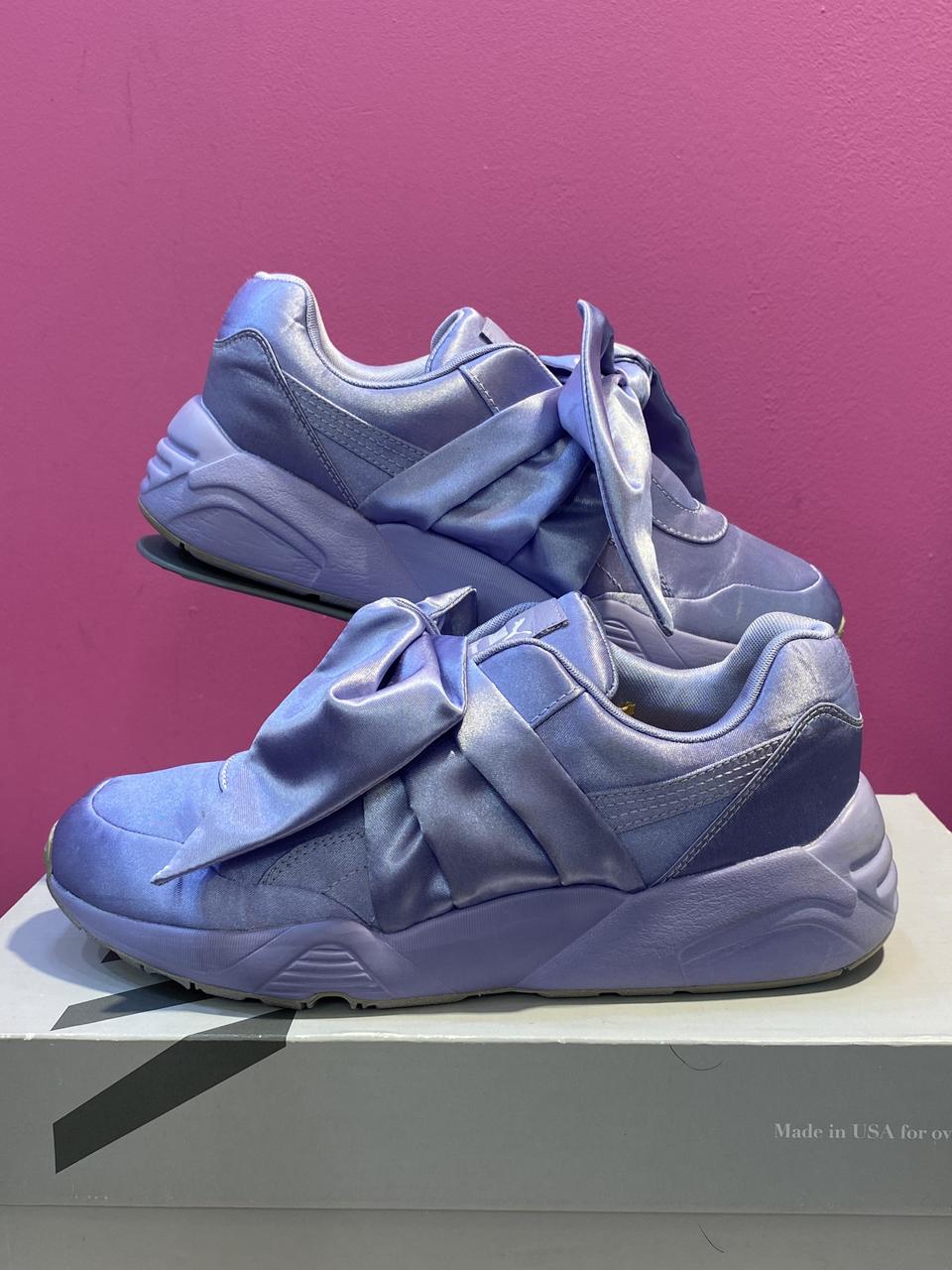 푸마 보우 스니커즈 라벤더 운동화235