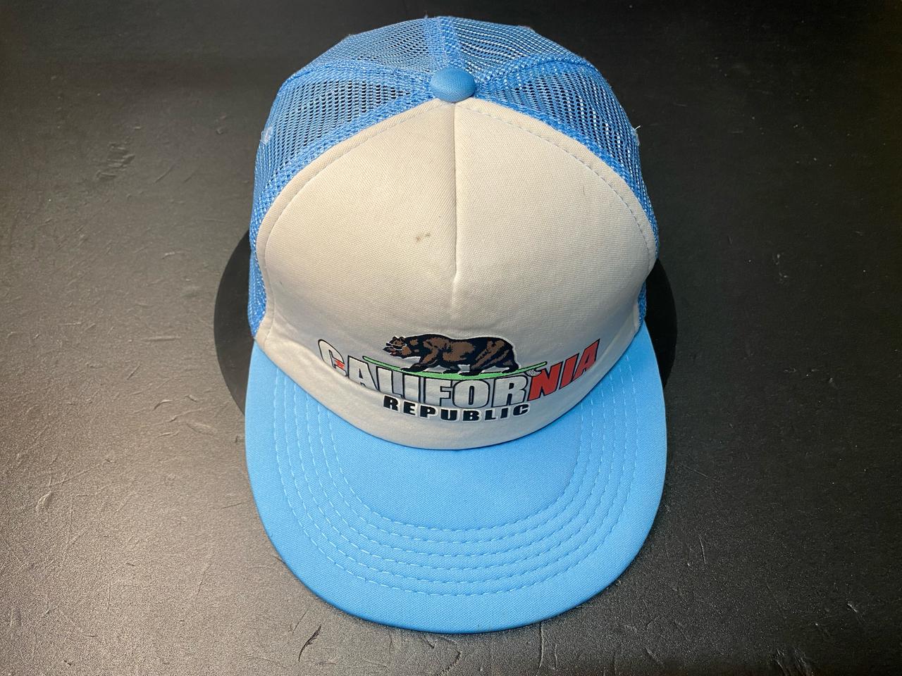 california vintage trucker cap