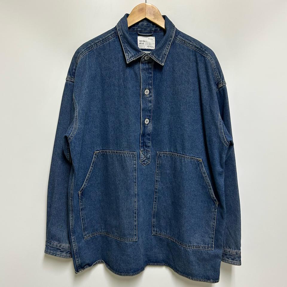 [남자 105]ZARA 자라 인디고 데님 아노락 셔츠