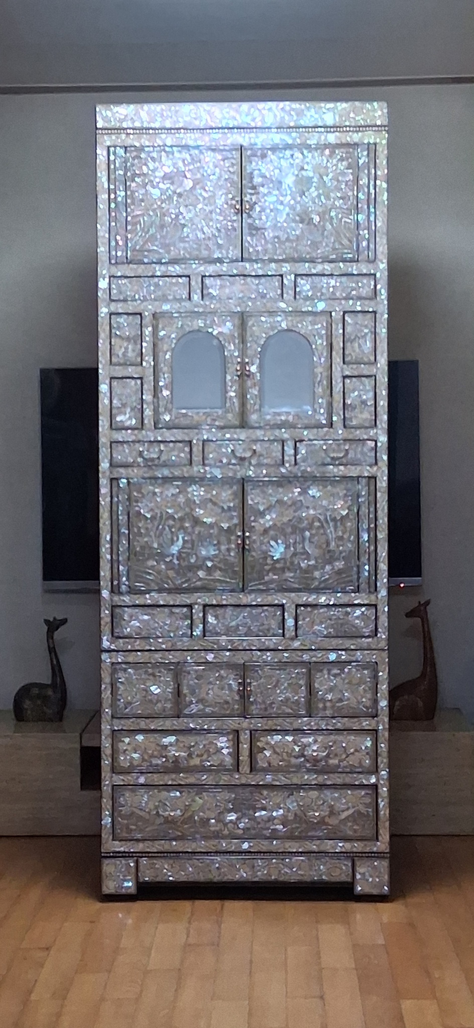 이조자개장식장 자개장