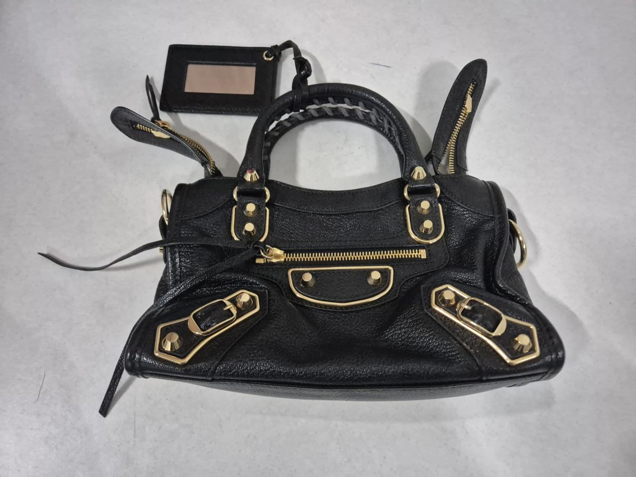 발렌시아가 클래식 메탈릭 엣지 미니 시티