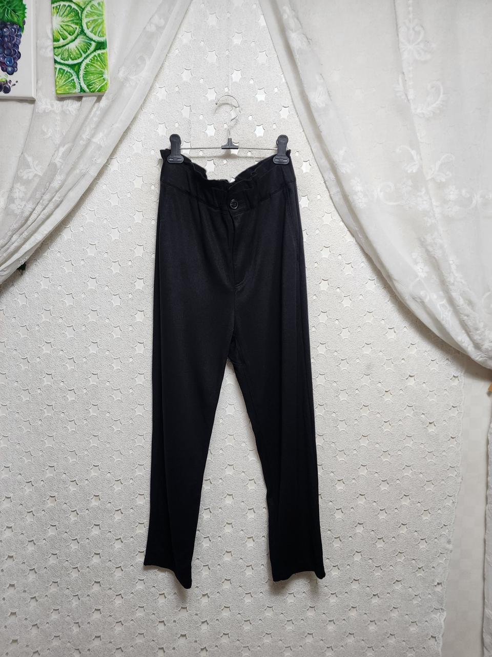 자라 춘추용 블랙바지 여성66