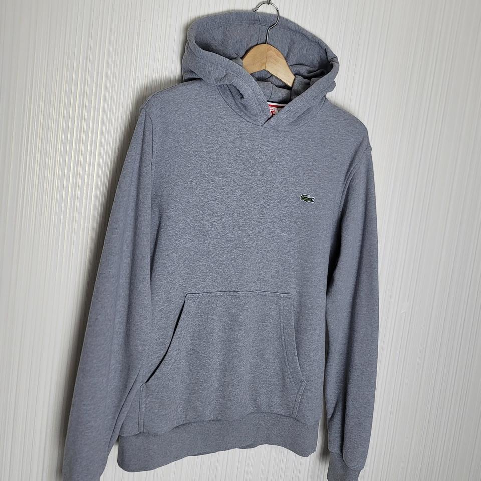 95_라코스테 후드티셔츠 그레이