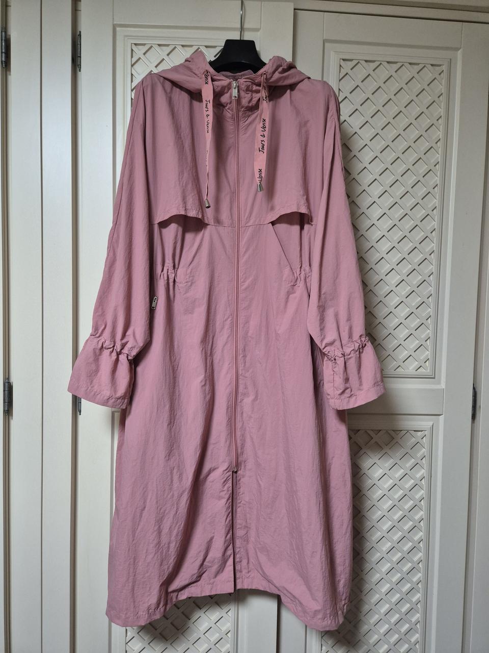 비지트인뉴욕 후드 바람막이 코트