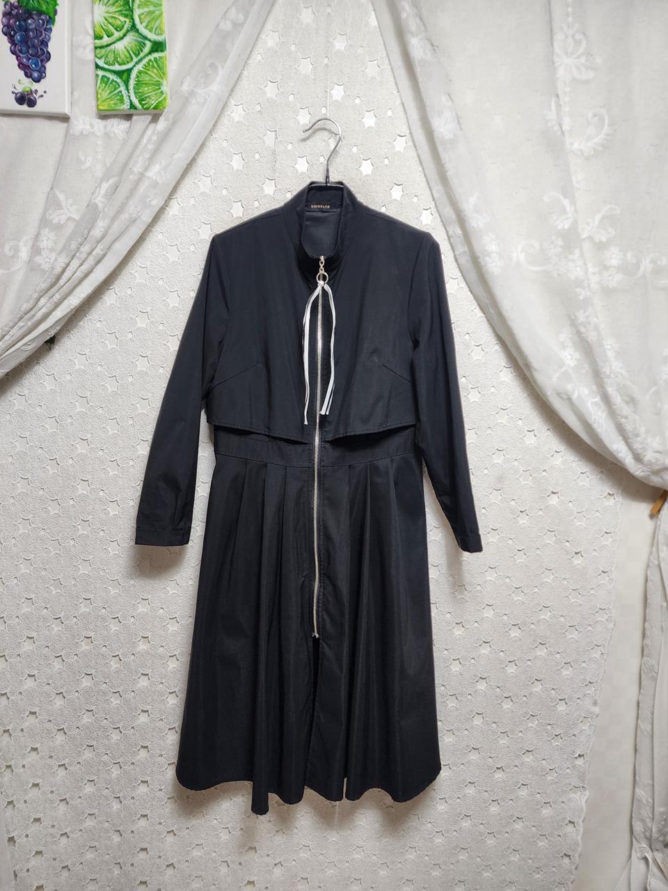 블랙 집업 원피스 여성55