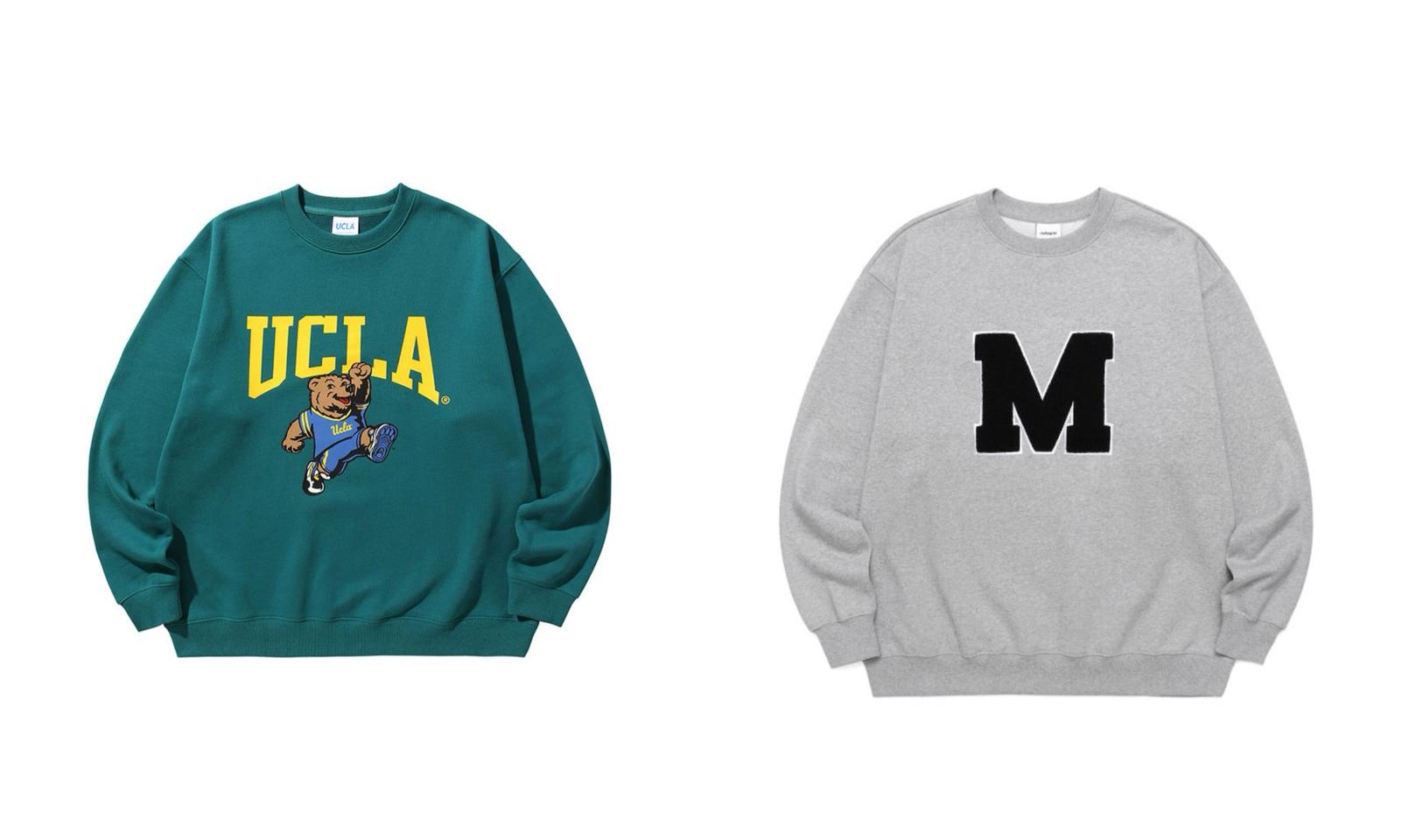 기모 맨투맨2개