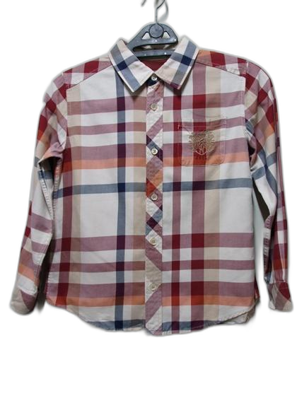 닥스 키즈 체크 면남방 키즈130