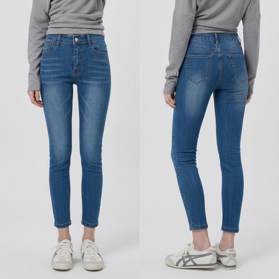 봄 가을 스판 슬림 스키니 데님팬츠