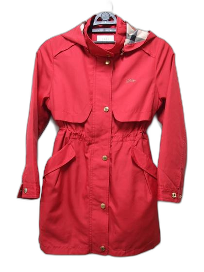 닥스 키즈 폴리 사파리 후드코트 여아140 11Y