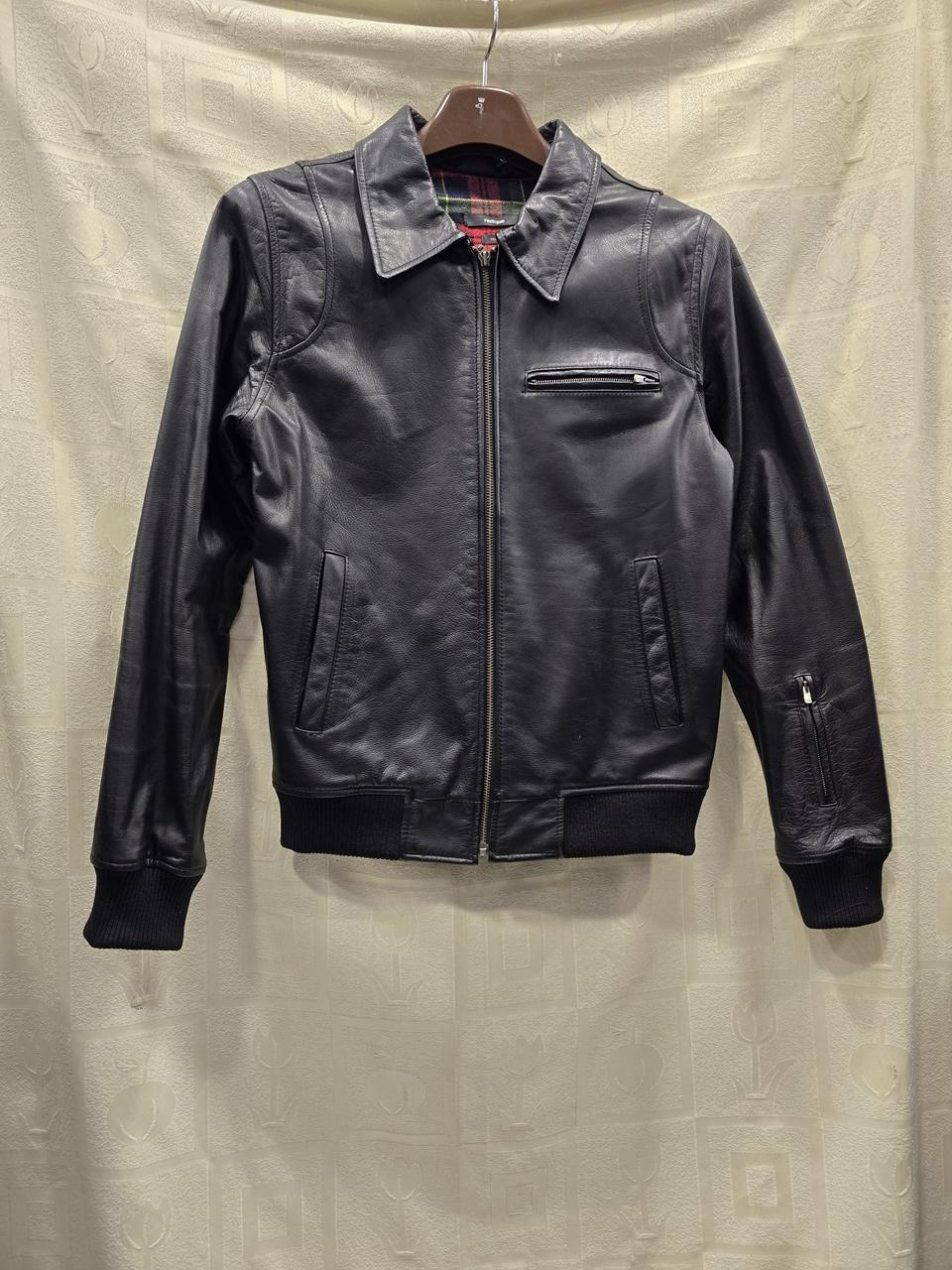 라클리크 블랙 가죽 자켓 90(S)