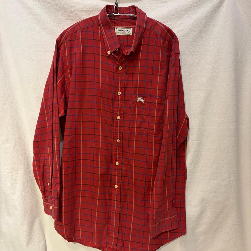 버버리 체크 긴팔 셔츠 남방