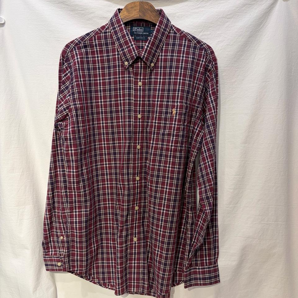 폴로 랄프로렌 체크 셔츠 긴팔 남방