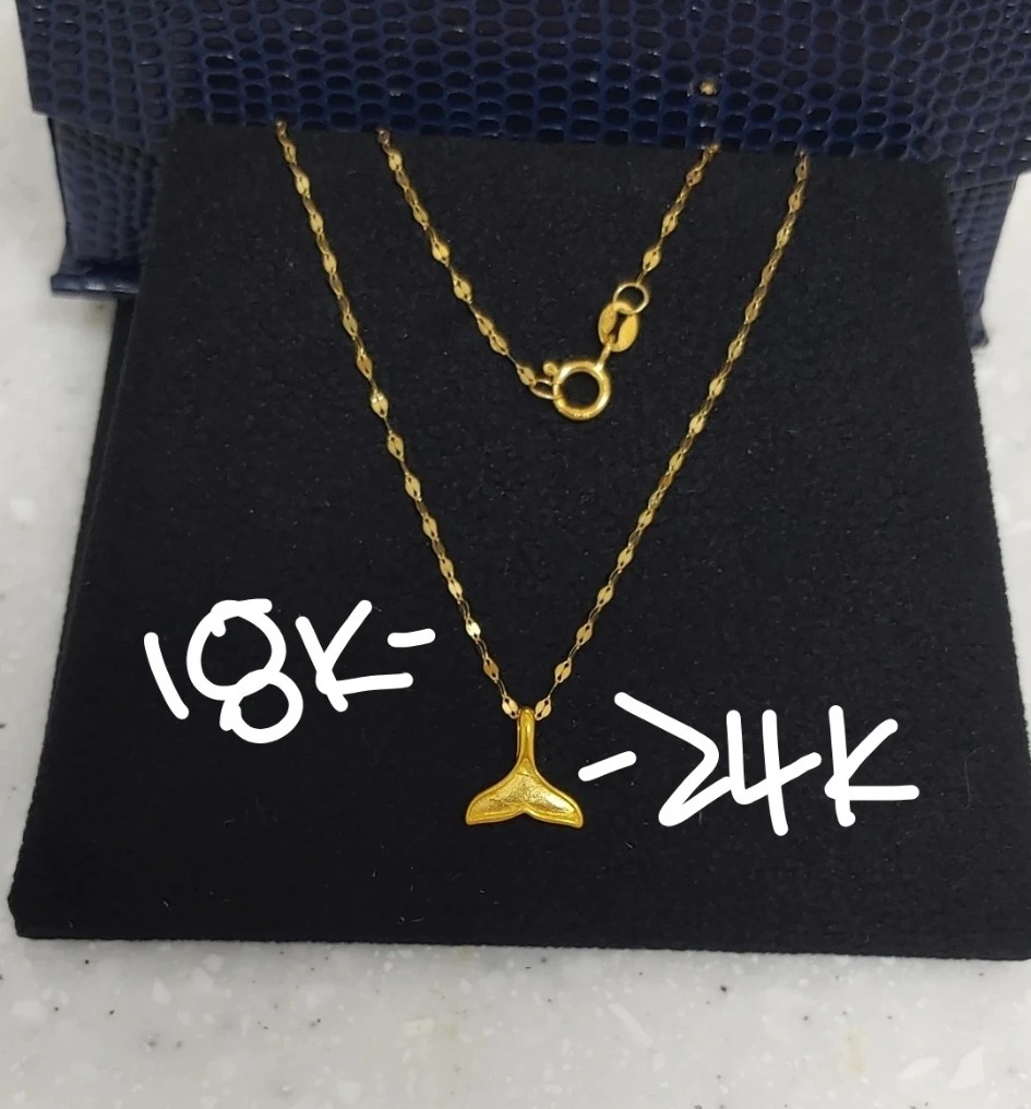24k펜던트+18k체인 일괄20만원.14k아님