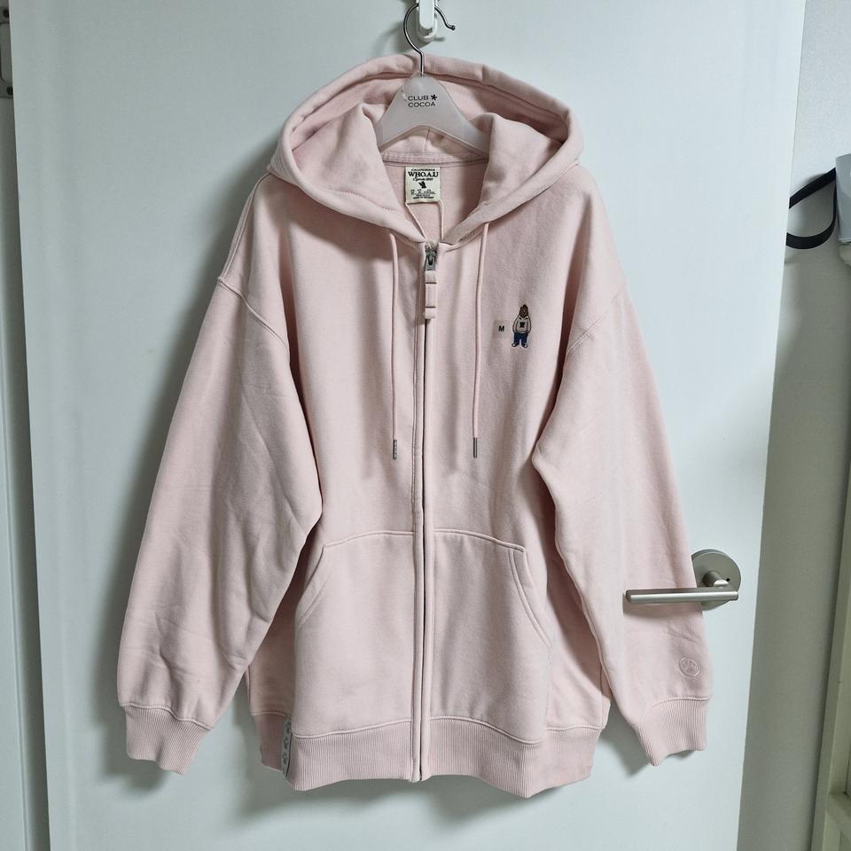 (새상품M)남녀공용 후아유 스티브 기모 후드집업