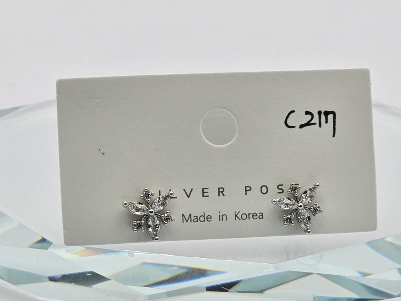 큐빅셋팅 귀걸이