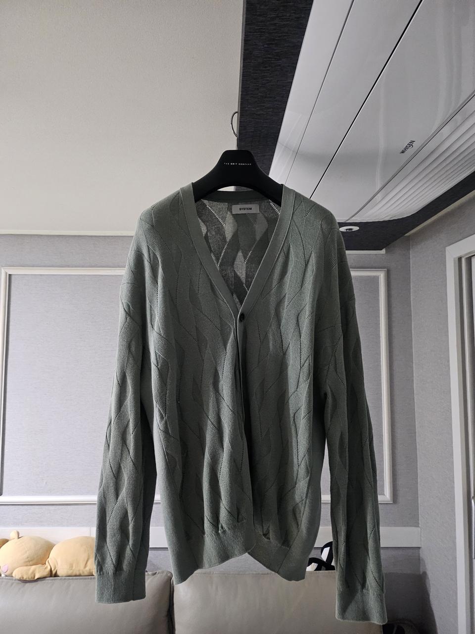 [거의 새것] 시스템옴므 케이블 니트 가디건 100