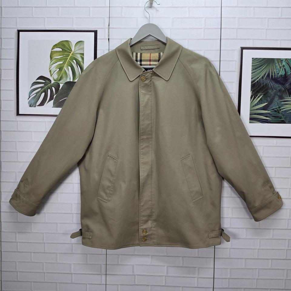 90s 버버리 런던 노바체크 블루종 자켓 105~110사이즈