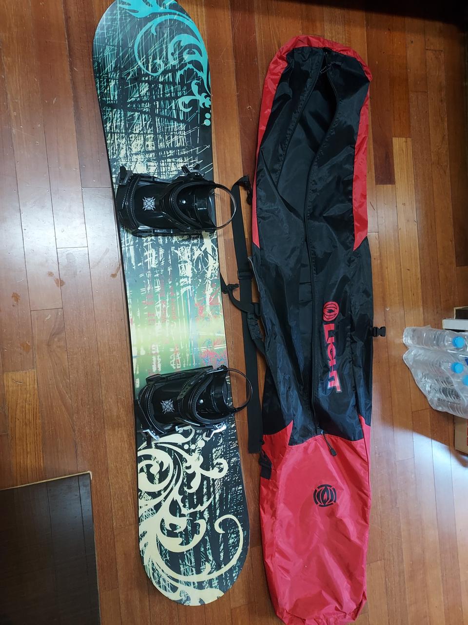 스노우보드 데크 160센티,바인딩,가방 전부5만원