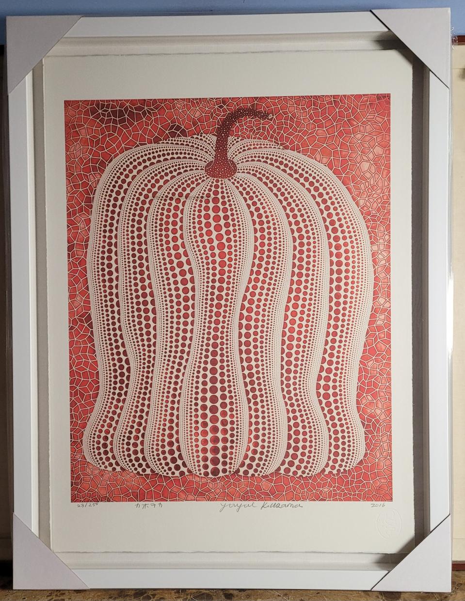 쿠사마야요이 그림액자 판화 에디션