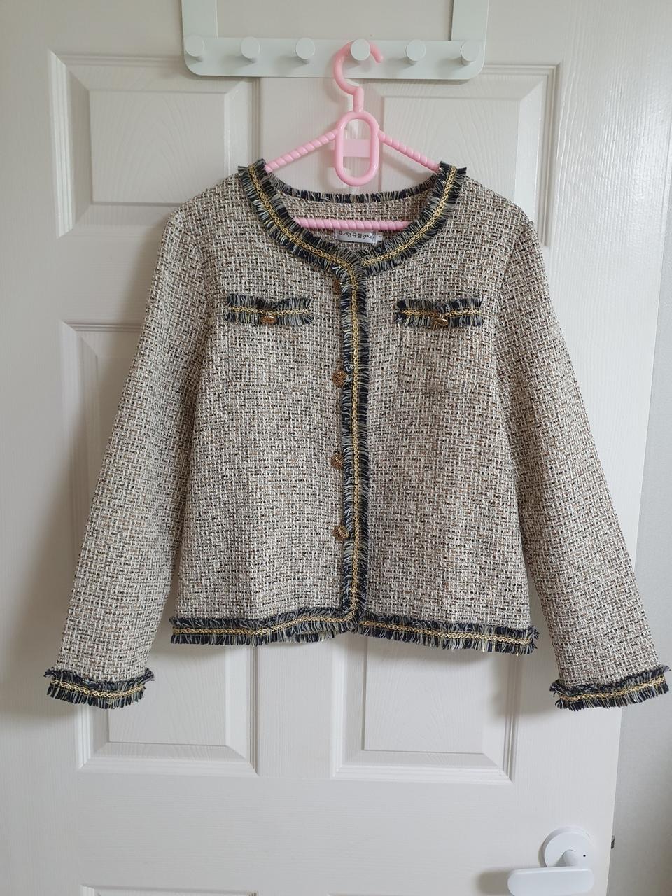 (택있는 새상품)트위드 자켓 55반~66반